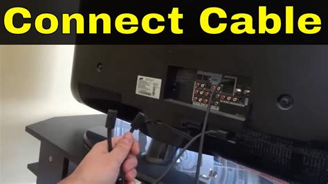 how to connect cable card to smart tv|connecting hisense tv to cable.